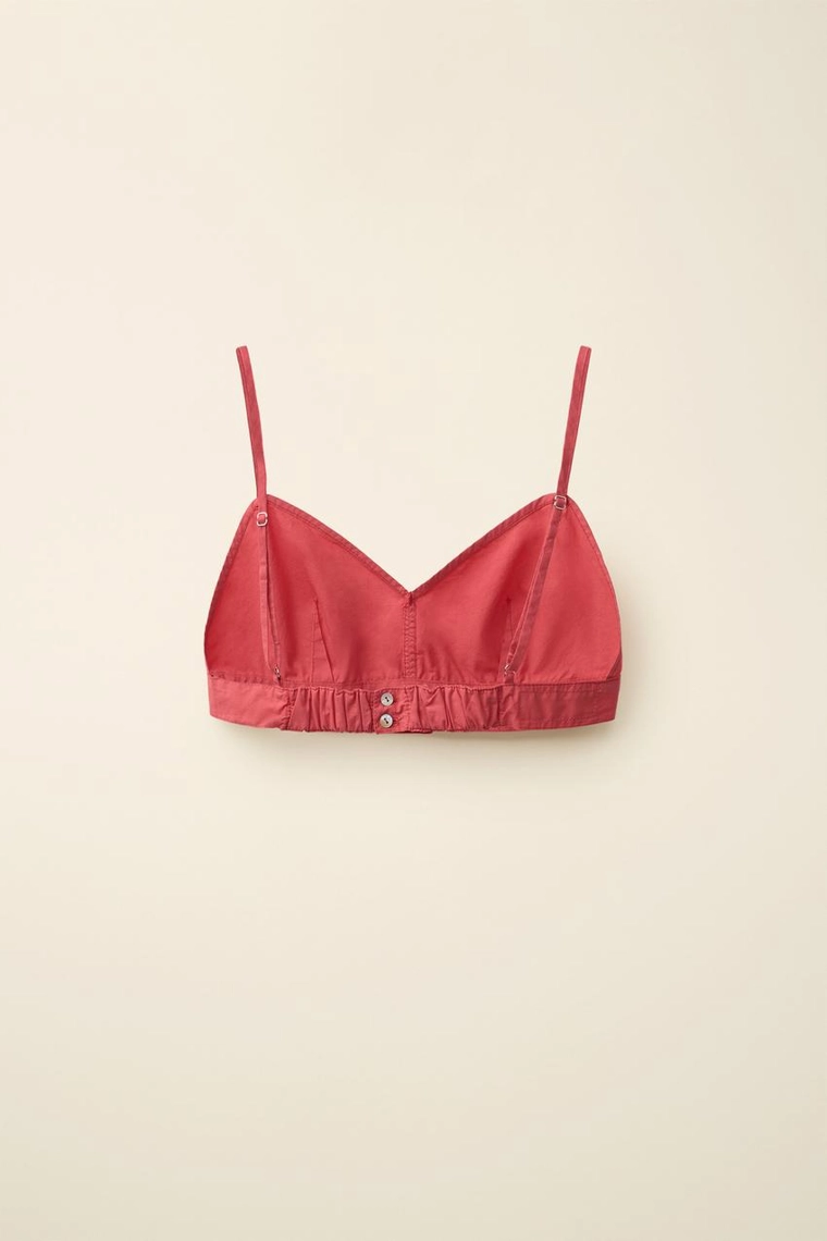 Топ из поплина created by caramel london x zara