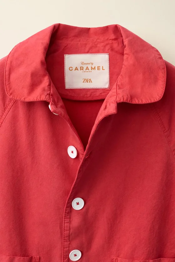 Длинный тренч с воротником питер пэн, созданный caramel london x zara
