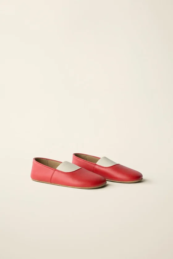 Балетки из кожи created by caramel london x zara
