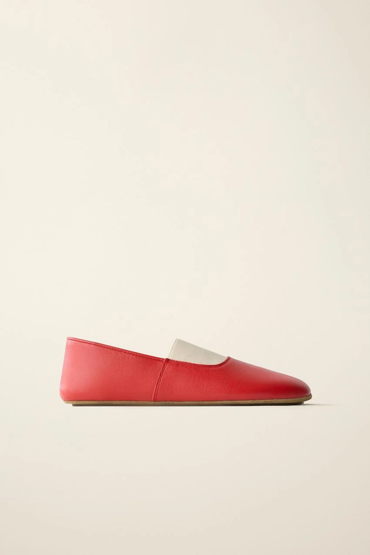 Балетки из кожи created by caramel london x zara