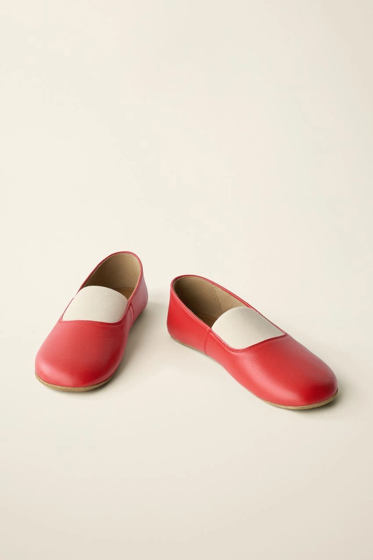 Балетки из кожи created by caramel london x zara