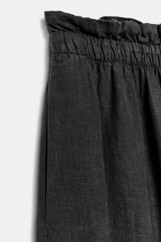 ДЛИННАЯ ЮБКА ИЗ ЛЬНА — коллекция Zara «ZW»