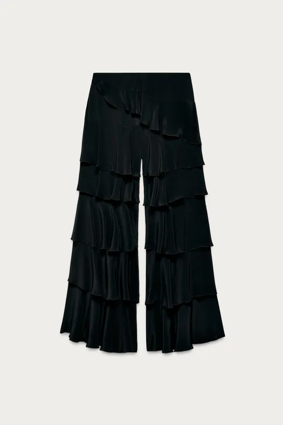 Брюки marisa berenson x zara с рюшами