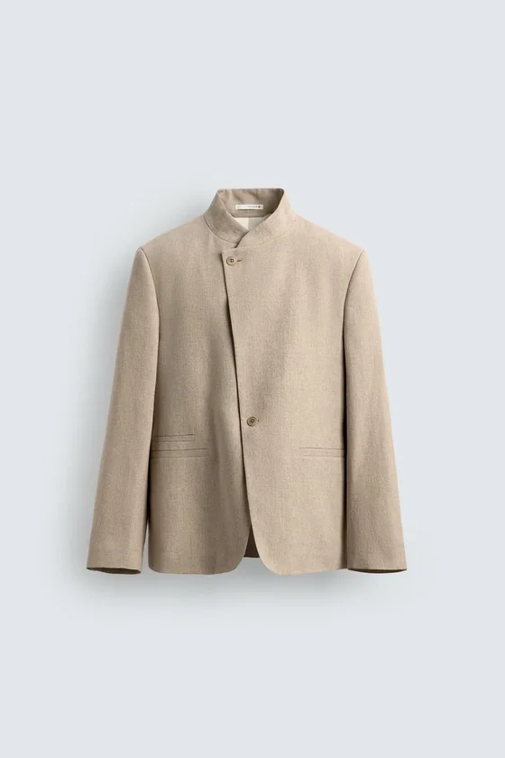 КОСТЮМНЫЙ ДВУБОРТНЫЙ БЛЕЙЗЕР 