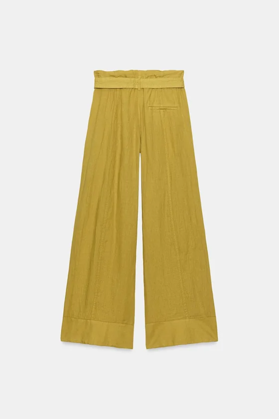 БРЮКИ ИЗ 100% ЛЬНА — коллекция Zara «ZW»