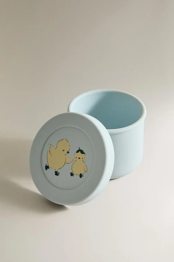 Силиконовый ланчбокс для детей chick