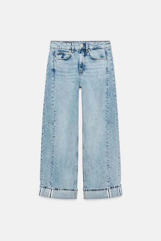 ДЖИНСЫ -FIT С НИЗКОЙ ПОСАДКОЙ — коллекция Zara «ZW»