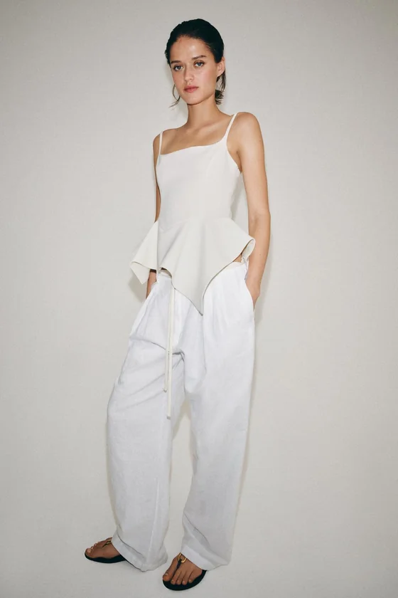 ТОП С БАСКОЙ — коллекция Zara «ZW»