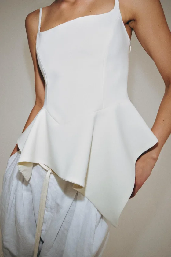 ТОП С БАСКОЙ — коллекция Zara «ZW»