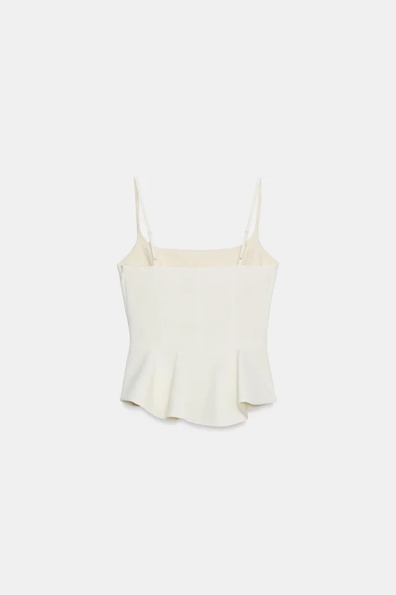 ТОП С БАСКОЙ — коллекция Zara «ZW»