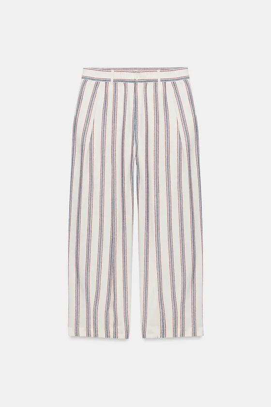БРЮКИ баллон В ПОЛОСКУ — коллекция Zara «ZW»