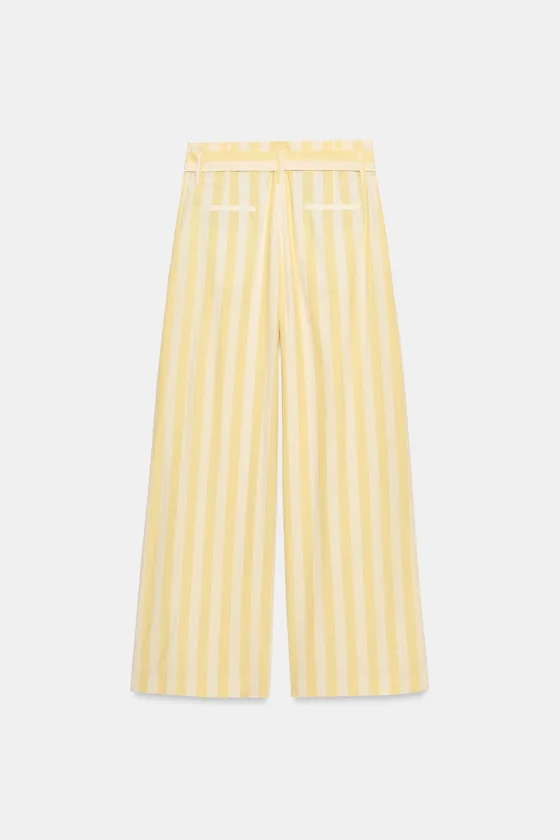 БРЮКИ-ПИЖАМА В ПОЛОСКУ — коллекция Zara «ZW»