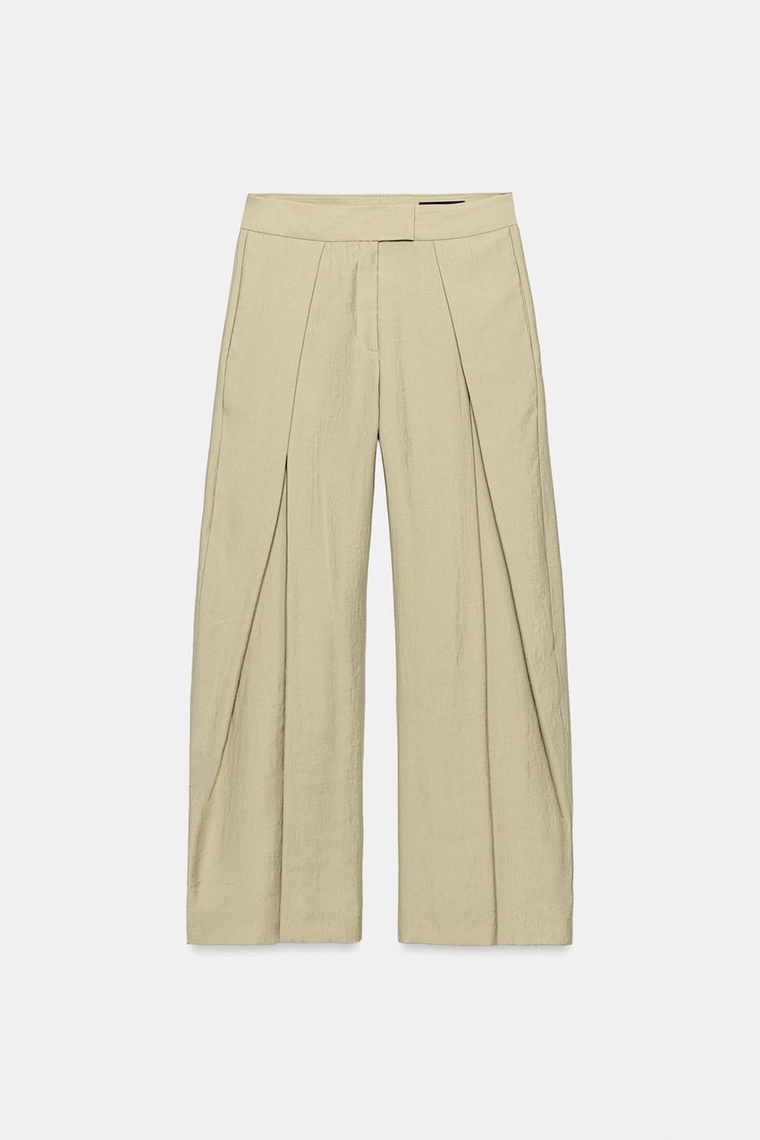 БРЮКИ  С ЗАЩИПАМИ — коллекция Zara «ZW»