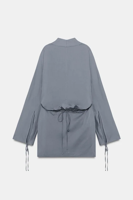 КОРОТКОЕ ПЛАТЬЕ С ЗАПАХОМ — коллекция Zara «ZW»