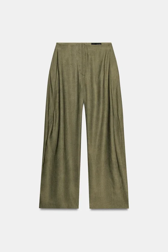СТРУЯЩИЕСЯ БРЮКИ — коллекция Zara «ZW»