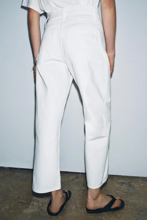 ДЖИНСЫ коллекция Zara «ZW» ANKLE  СО СРЕДНЕЙ ПОСАДКОЙ