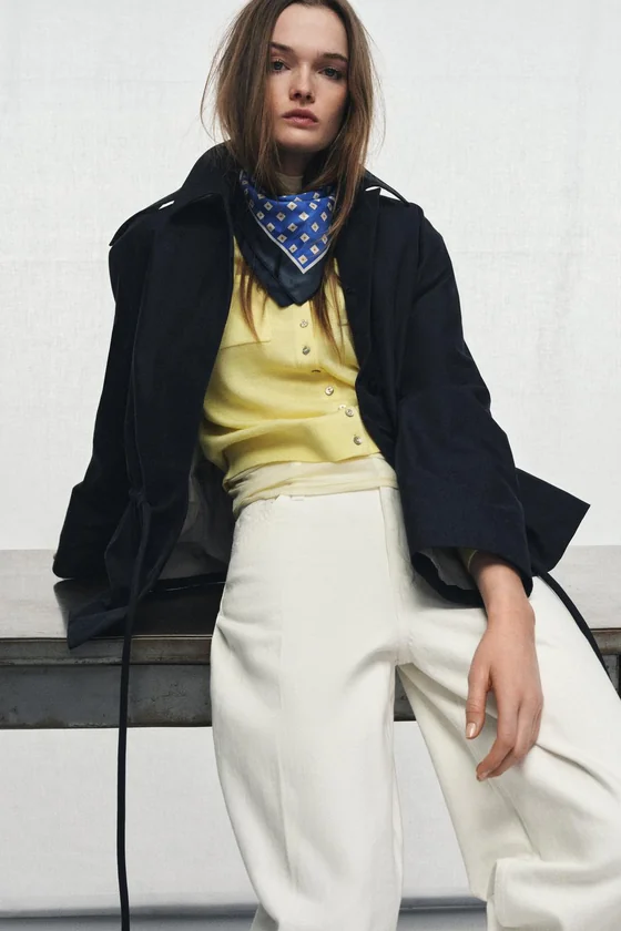 ДЖИНСЫ коллекция Zara «ZW»  С ВЫСОКОЙ ПОСАДКОЙ