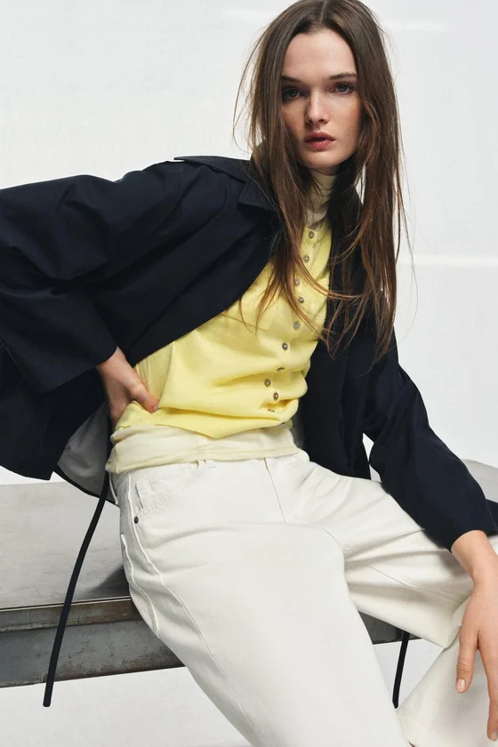 ДЖИНСЫ коллекция Zara «ZW»  С ВЫСОКОЙ ПОСАДКОЙ