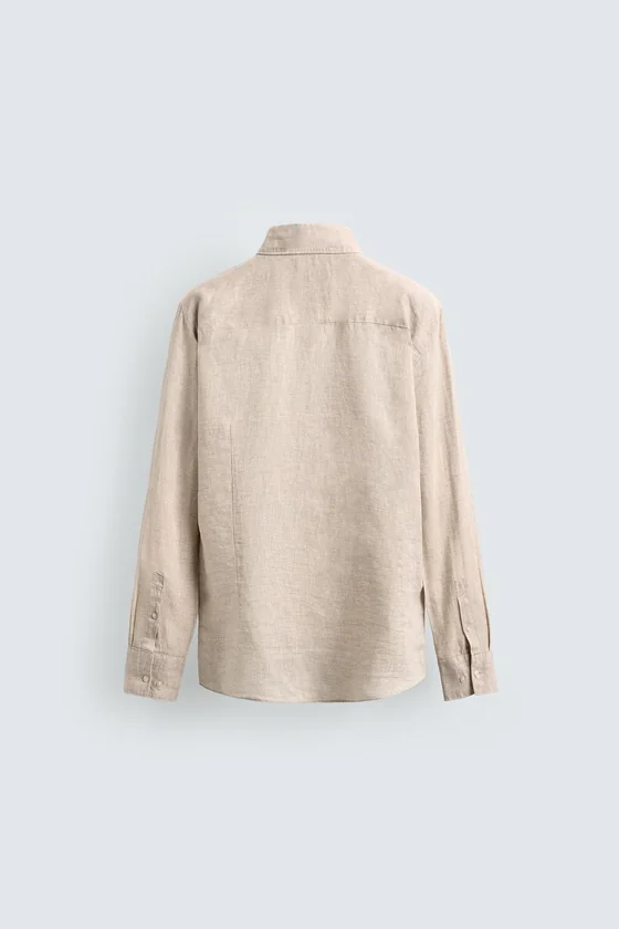 РУБАШКА стандартной посадки ИЗ 100% ЛЬНА