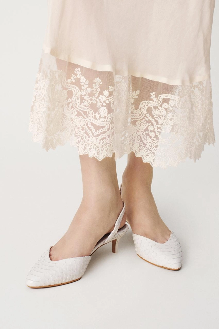 КОЖАНЫЕ ТУФЛИ KITTEN HEEL — THE ITEM ZARA WOMAN