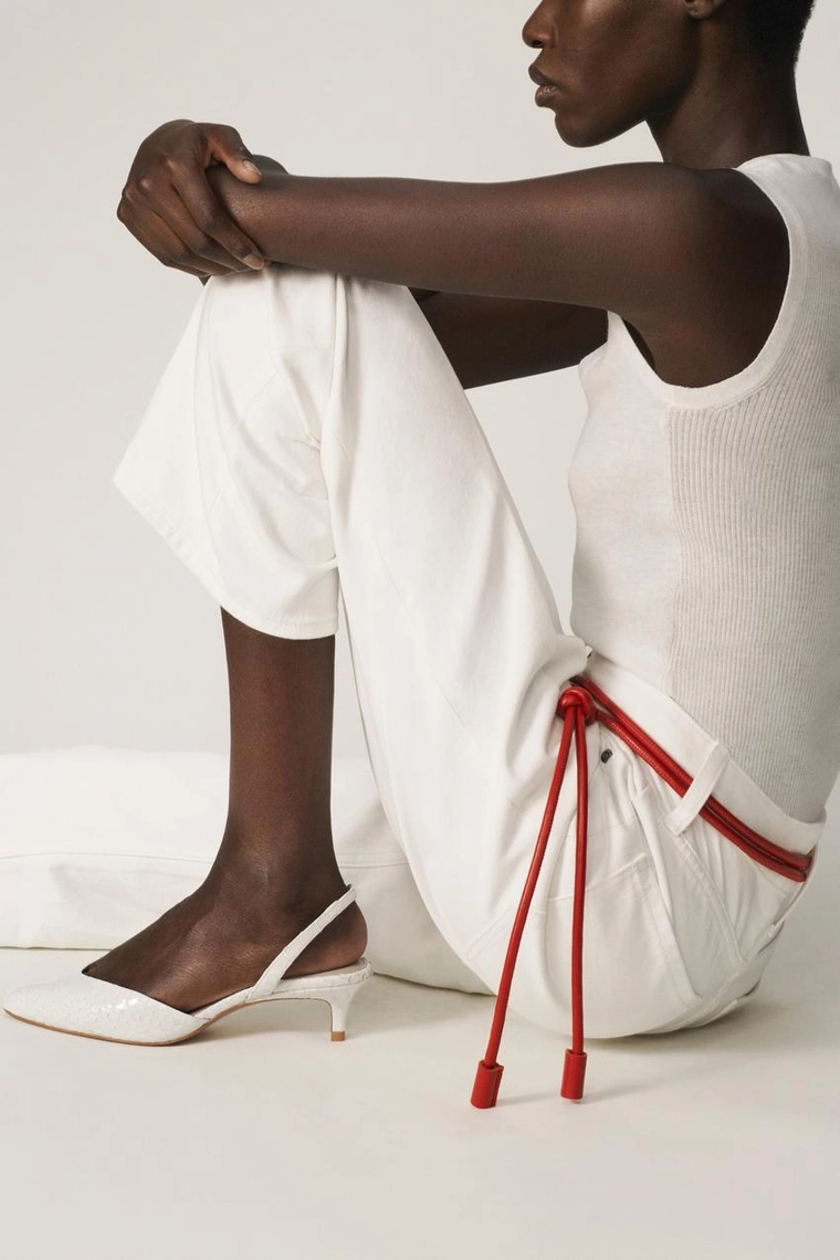 КОЖАНЫЕ ТУФЛИ KITTEN HEEL — THE ITEM ZARA WOMAN