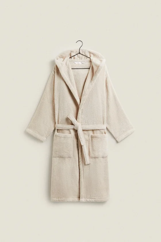 Махровый халат с капюшоном extra soft (380 г/м²)