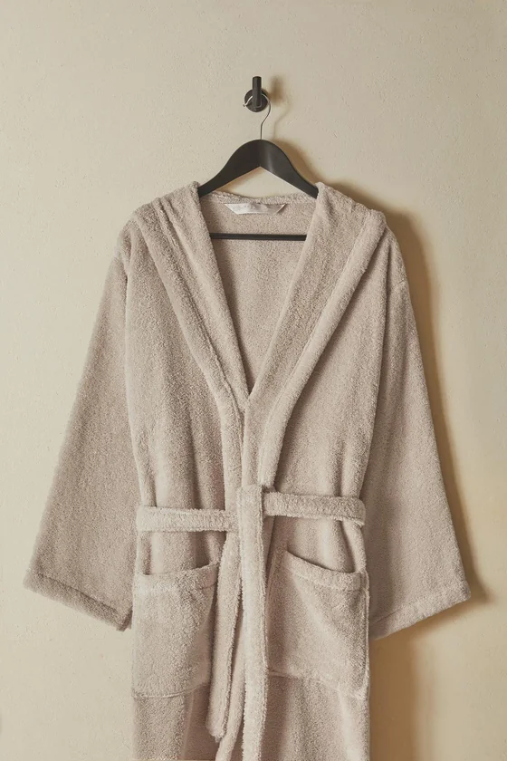 Махровый халат с капюшоном extra soft (380 г/м²)