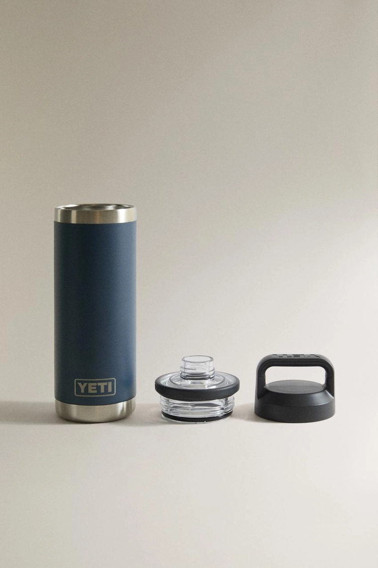 Бутылка с трубочкой из стали yeti
