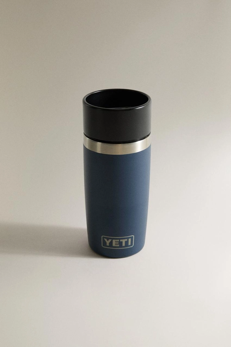 Термокружка стальная yeti синяя
