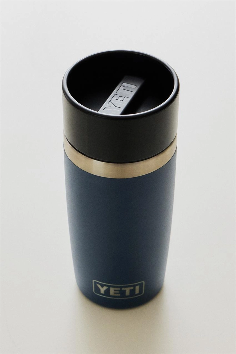 Термокружка стальная yeti синяя