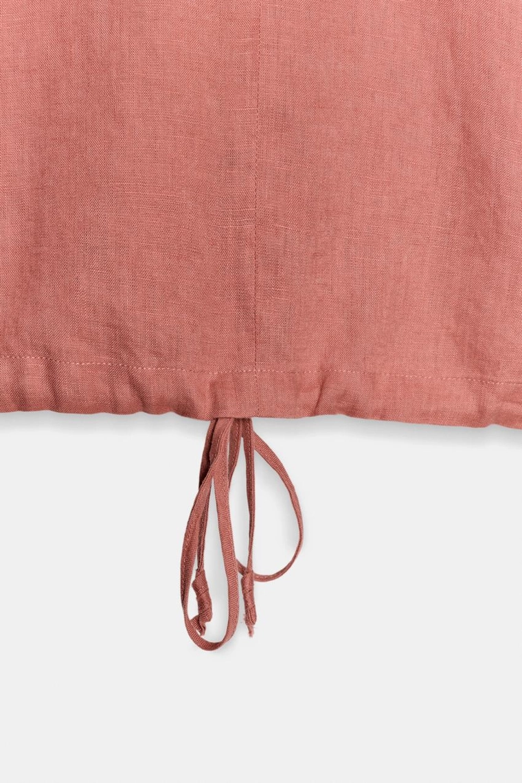 ТОП ИЗ 100% ЛЬНА НА ШНУРОВКЕ — коллекция Zara «ZW»