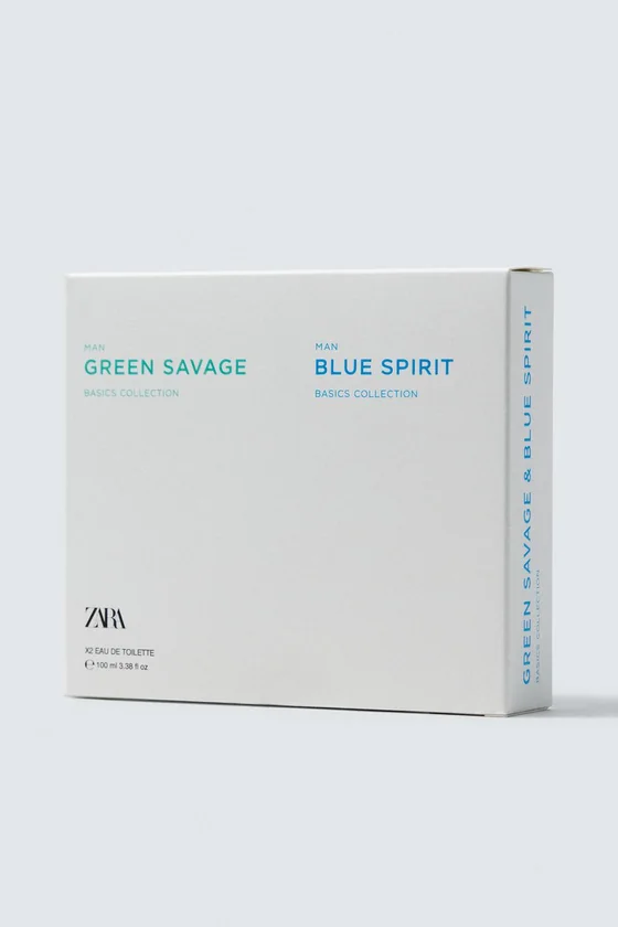 Набор ароматов green savage + blue spirit edt 2x100 мл