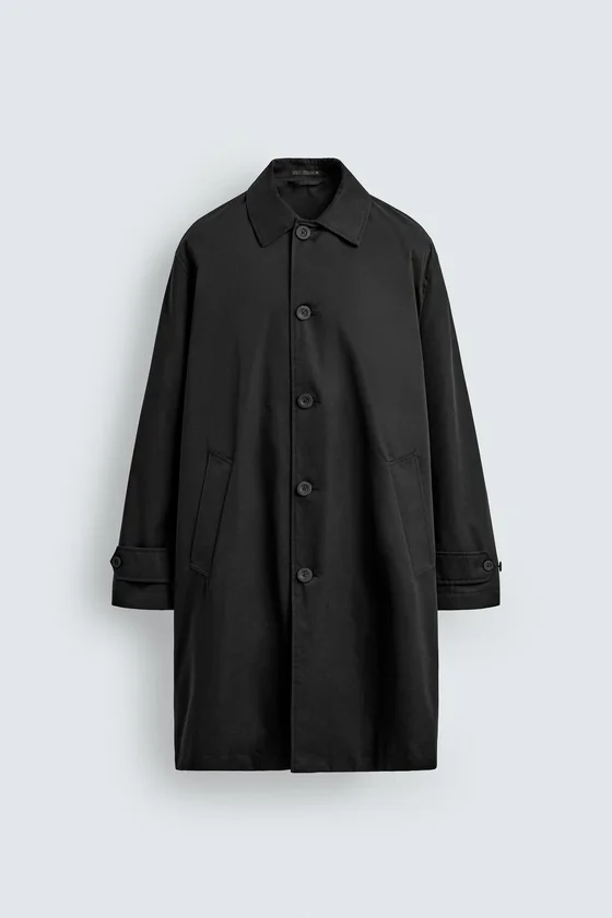 Тренч с водоотталкивающей пропиткой regular fit