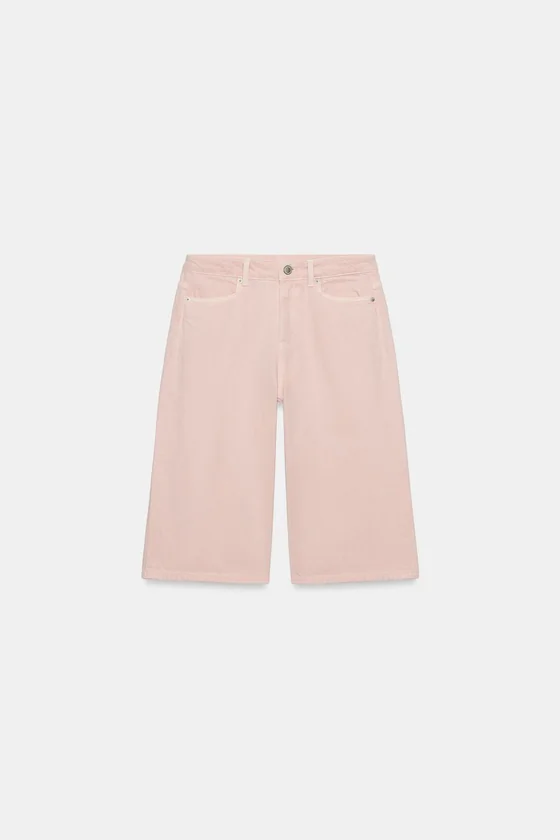 ДЖИНСОВЫЕ ШОРТЫ СО СРЕДНЕЙ ПОСАДКОЙ — коллекция Zara «ZW»
