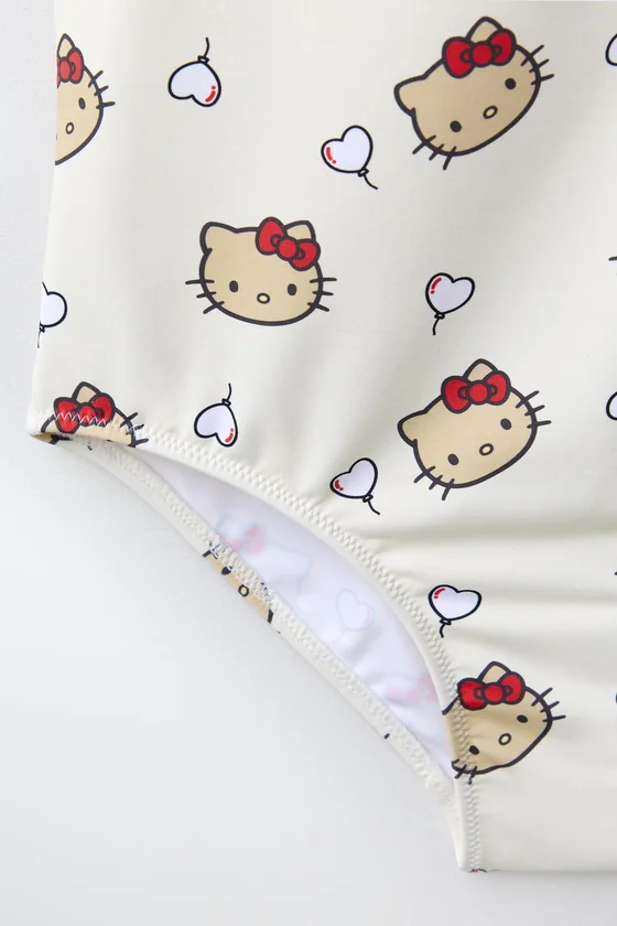 2-6 ЛЕТ/КУПАЛЬНИК С ПРИНТОМ HELLO KITTY © SANRIO