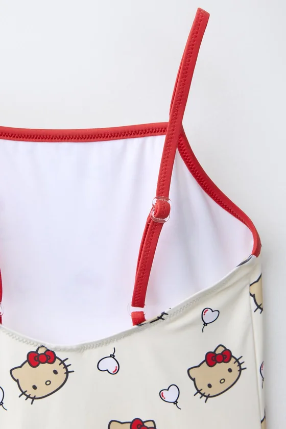 2-6 ЛЕТ/КУПАЛЬНИК С ПРИНТОМ HELLO KITTY © SANRIO