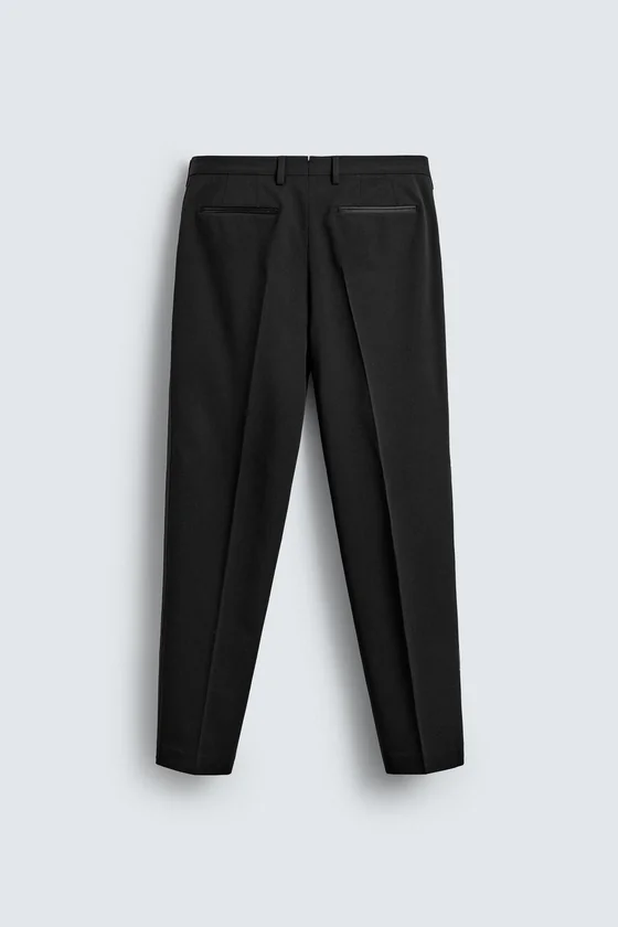 Брюки regular fit с лампасами