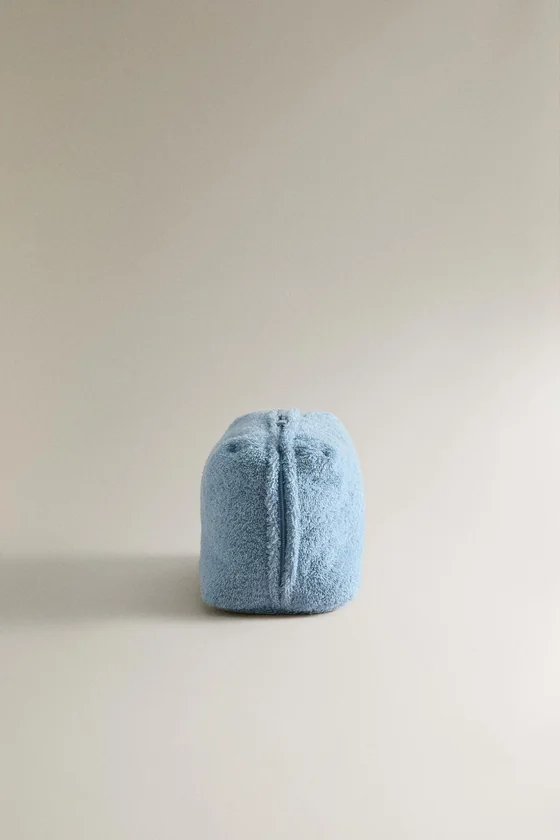 Средняя косметичка из махровой ткани