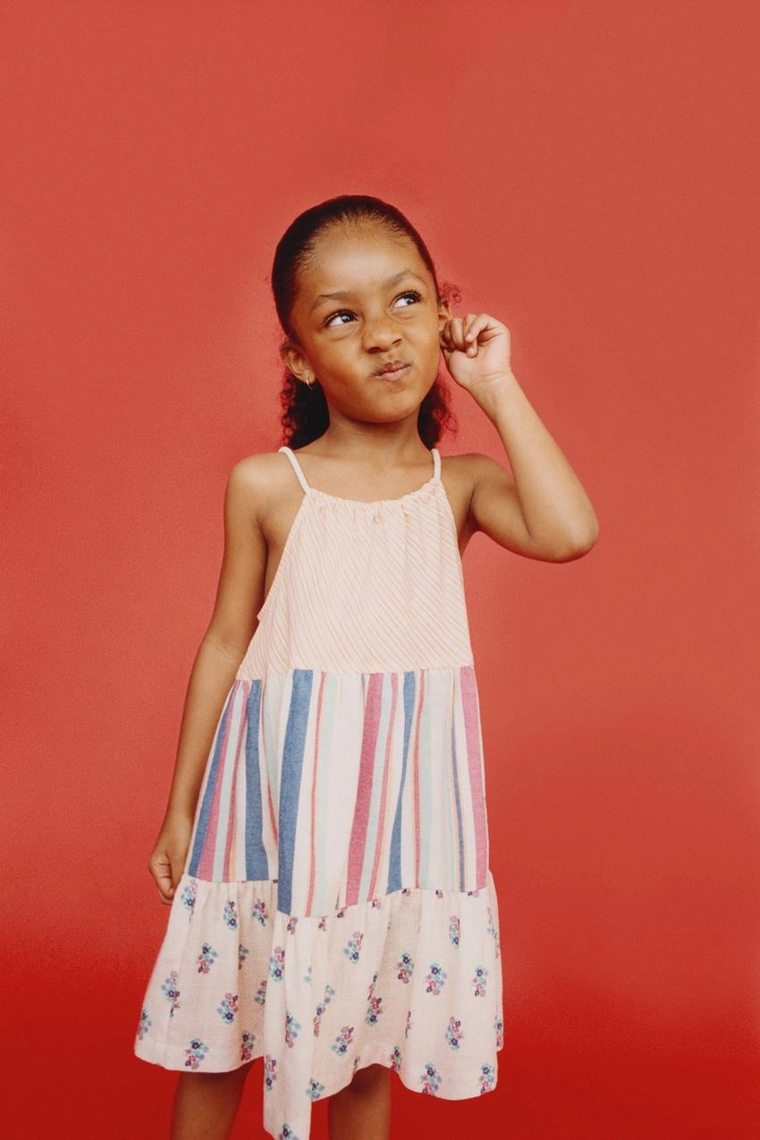 ПЛАТЬЕ В ПОЛОСКУ И ЦВЕТОЧНЫЙ ПРИНТ