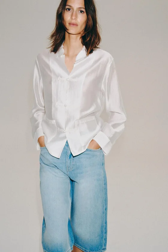 ДЖИНСОВЫЕ ШОРТЫ СО СРЕДНЕЙ ПОСАДКОЙ — коллекция Zara «ZW»