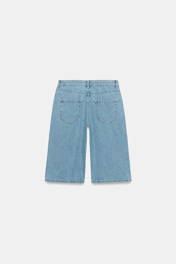 ДЖИНСОВЫЕ ШОРТЫ СО СРЕДНЕЙ ПОСАДКОЙ — коллекция Zara «ZW»
