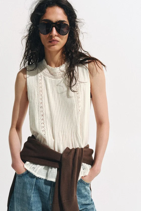 РОМАНТИЧНАЯ РУБАШКА коллекция Zara «ZW»