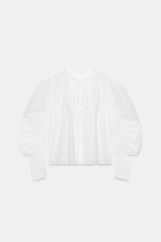 РОМАНТИЧНАЯ РУБАШКА коллекция Zara «ZW»