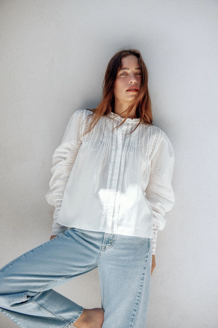 РОМАНТИЧНАЯ РУБАШКА коллекция Zara «ZW»