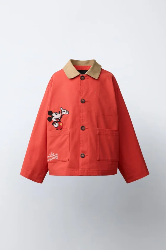 КУРТКА ИЗ ХЛОПКА С ВЫШИВКОЙ MICKEY MOUSE © DISNEY