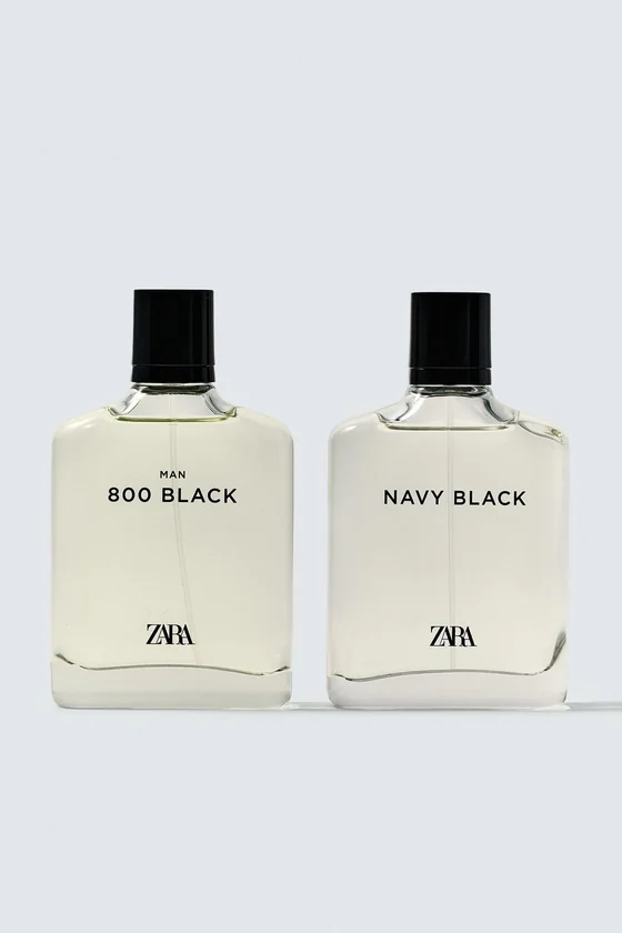 Navy black + zara man 800 black edt 2x100 мл