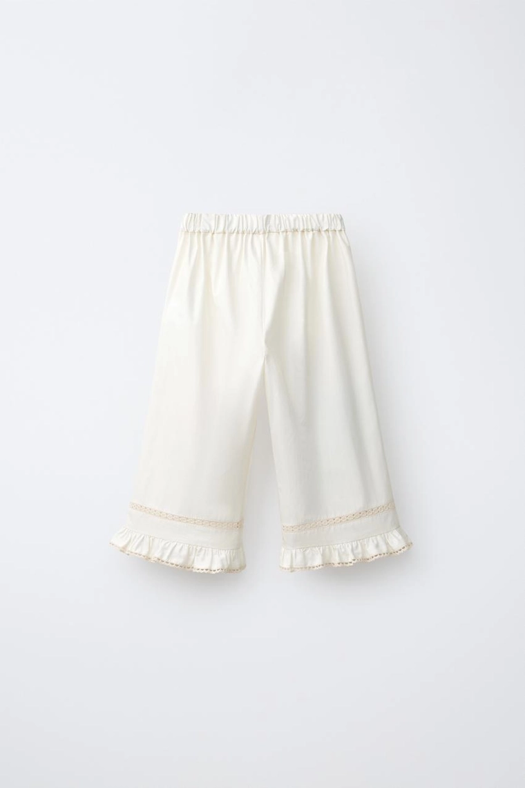 БРЮКИ WIDE LEG С ЦВЕТОЧНЫМ ПРИНТОМ