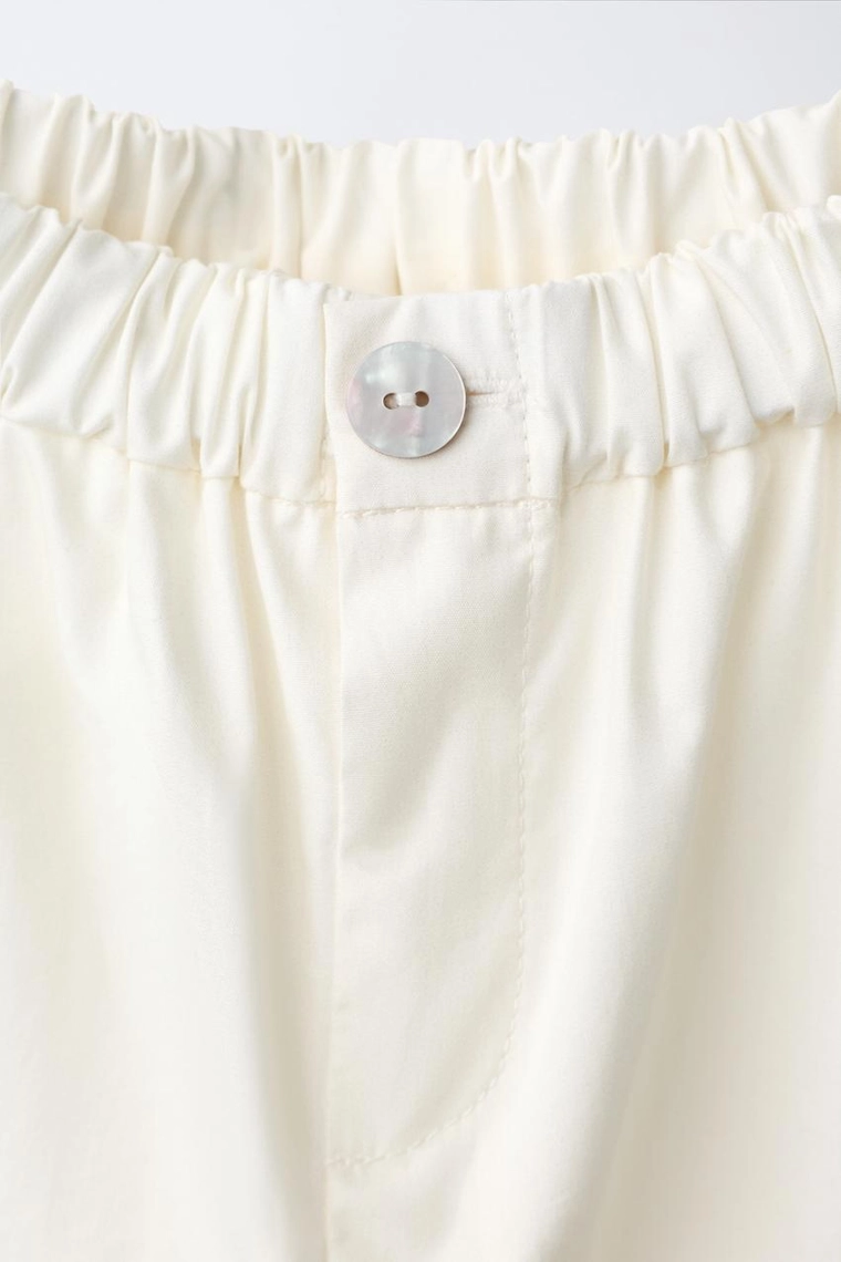 БРЮКИ WIDE LEG С ЦВЕТОЧНЫМ ПРИНТОМ