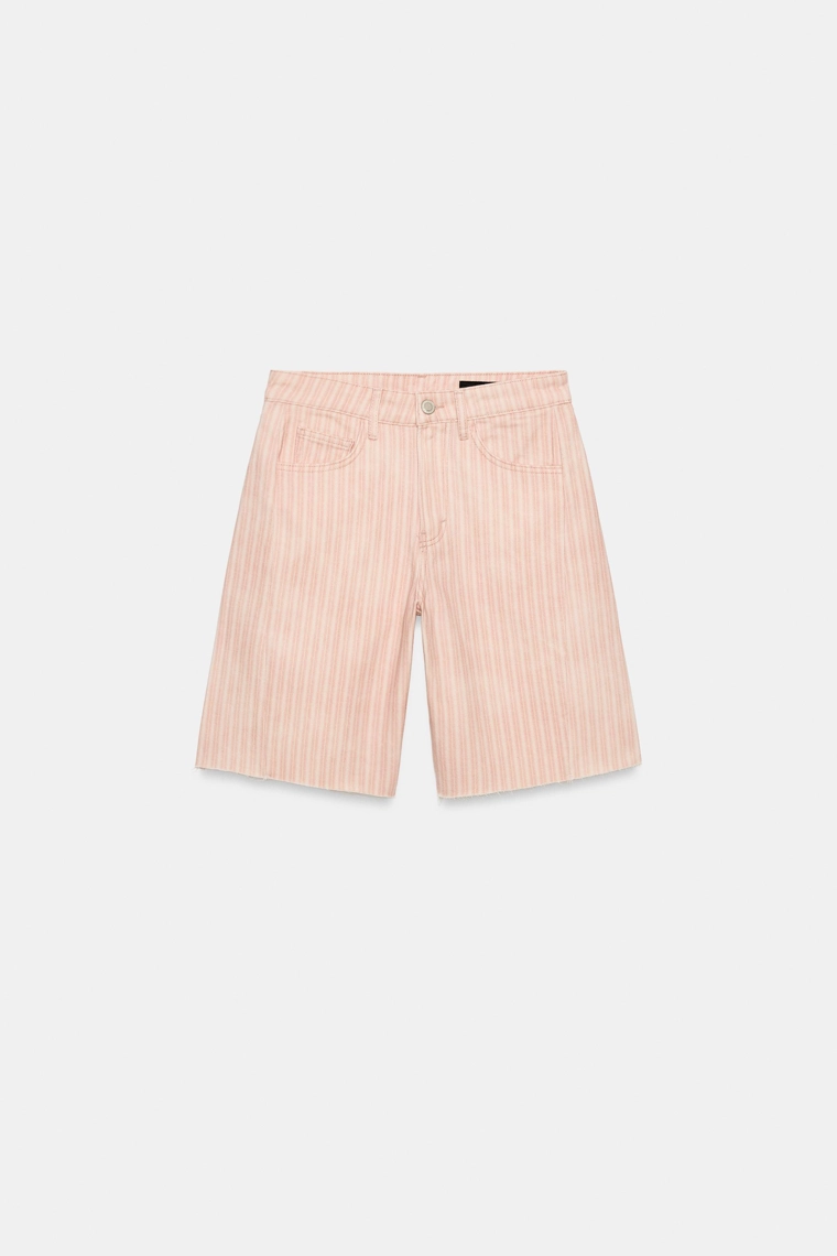 ДЖИНСОВЫЕ ШОРТЫ RELAXED СО СРЕДНЕЙ ПОСАДКОЙ — ZW COLLECTION