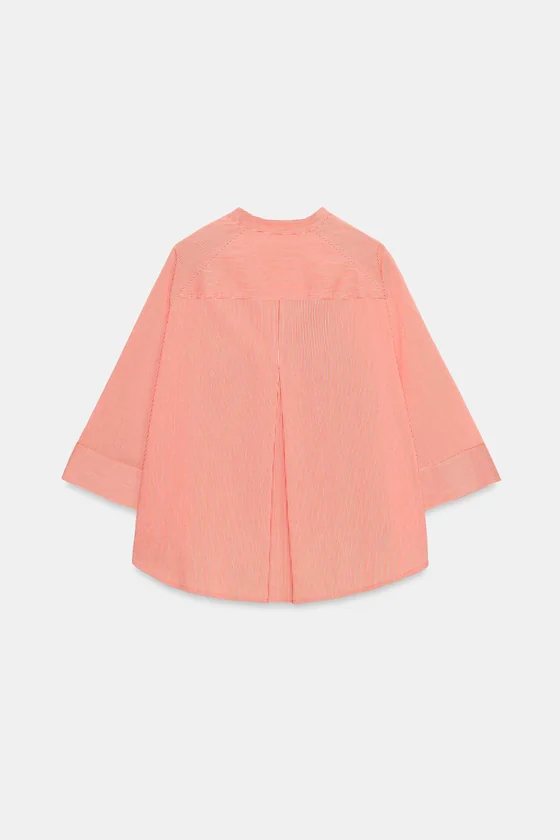 Асимметричная рубашка в полоску — ZW COLLECTION